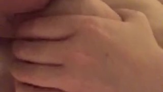 BBW Self Nipple Suck 