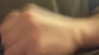 Quick jerk off with explosive cum