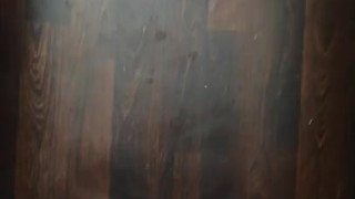 I fill the floor with cum