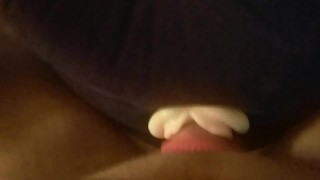 Creampie in/on pocket pussy after edging 