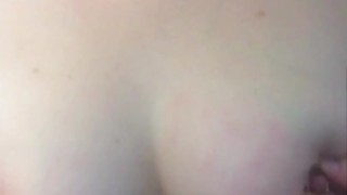 Pink haired MILF plays with her Big Tits craves the pain 