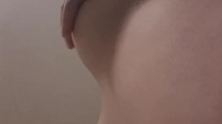 Showing my boobs from below 