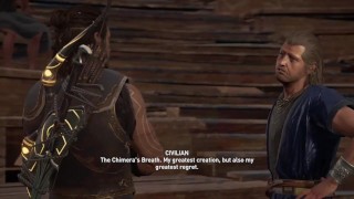greek stud swings around spear 37