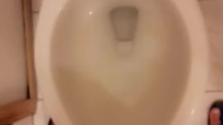 Huge Fat Daddy Dick Taking A Piss with Jeans And Sandals