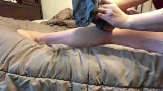 Q33 - Putting On Grey Stockings 