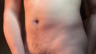 Big Dick and bubble butt Malay guy wank his morning wood after shower