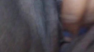 BBW ebony plays with creamy pussy (Snapchat babygirl00324)