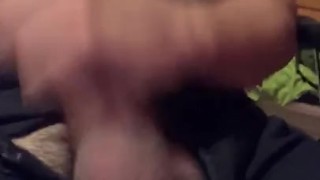 Huge load after quick jerk off