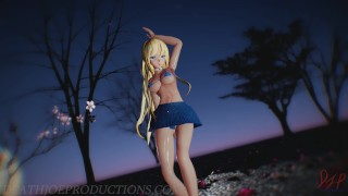 MMD SFW Blue Bikini lily - Chung Ha - Stay Tonight - 1082