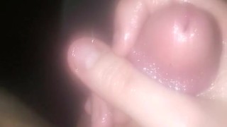 Beating my lubed up dick