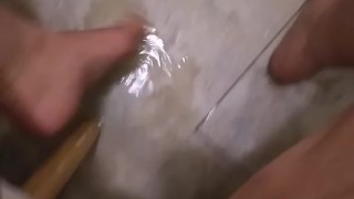 Onlyfans PinkMoonLust Fetish Slut Pees on Kitchen Floor Squirt Piss Hairy Pussy Clit Clitoris PAWG 