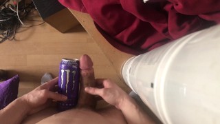 Comparing huge dick to a can