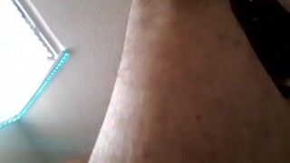 Playing with my tail and peeing on myself