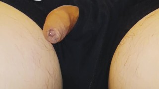 Grower not shower, sloppy foreskin precum play ends in ruined cumshot