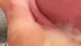 Horny 20 year old cumshot