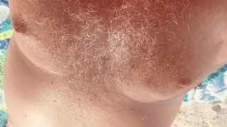 Strongman shows off cock and balls bulge Aaron beach 