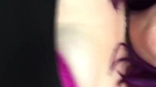 Big titty goth gf shakes tits