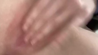 Findom domme flips your off and fingers herself at work