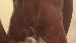 Stroking My Dick In The Shower