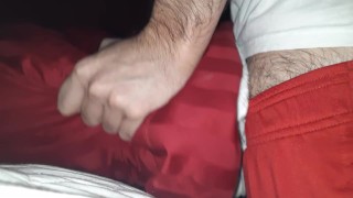 Big dick inside pillow 