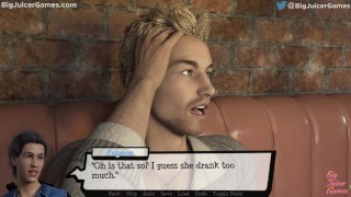 Pandora's Box #12: Cheating slut sucks cock under the table (HD gameplay)