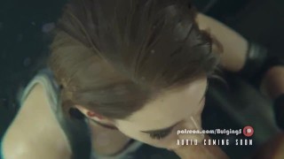 Jill Valentine ULTIMATE throat fuck