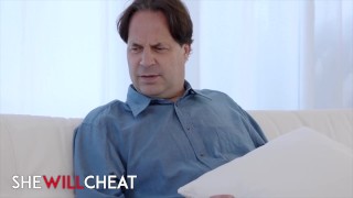 She Will Cheat - Petite Teen Riley Star Cheats On Her Husband While He Watches