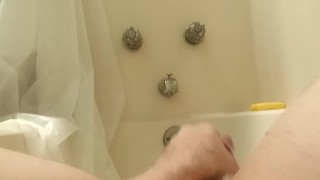 Masturbation in the tub
