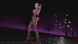 MMD SFW Pink Bikini Luka - Laysha - Chocolate Cream 1083