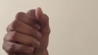 Stroking my dick before work big nut at the end