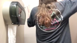 Part 2 of fingering my ass in public!! 