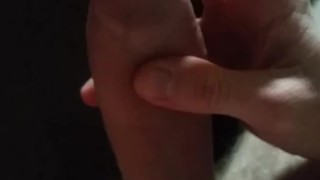Foreskin and precum play (no cumshot)
