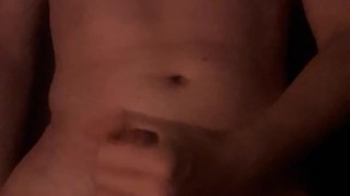 Fit guy jerks off and cums a lot