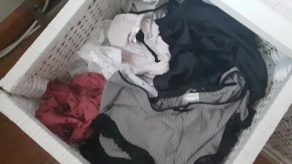 Cum  panties drawer - she is not at home