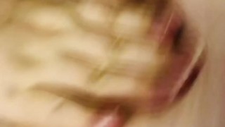 Bunny Blackwood playing with her nipple