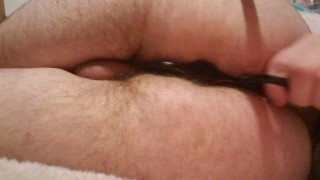 Slutty Bottom Using Prostate Massager