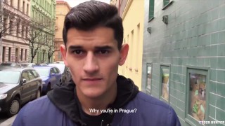  CZECH HUNTER 525 - Amateur Gay For Pay Cumshot POV