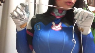 SFW [ASMR] Intense Mouth Sounds Mic Nibbling DVA cosplay