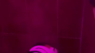 Being nasty with my toy in the shower 