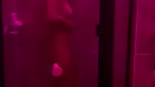 Being nasty with my toy in the shower 