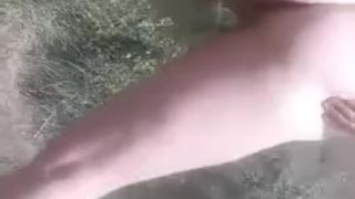 Stripping by the water