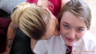 Hot British Redhead Gives Teasing Handjob