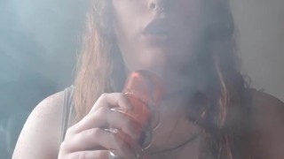 Sexy redhead smoking, add me on snapchat iducane20 