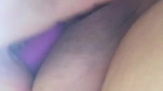 Fuckin my wet pussy with my toy