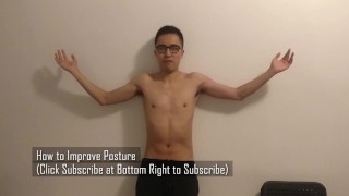 Fixing Hunchback Posture and Nerdneck - Sexy Chinese Way