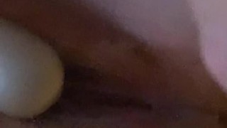 Masturbating Red Head shaking orgasm