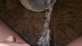 Pissed all over work toilet