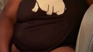 Masturbating for hubby in the backseat of the car before we go shopping 