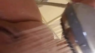 Madison shower head masturbating cum twice