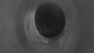POV of Cumshot inside of Male Masturbator sleeve